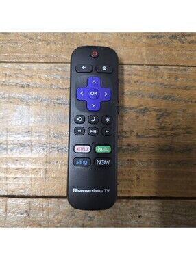 Hisense Tv and Roku streaming remote Hu-rcrus-20w 32H4E 32H4E1 40H4E 43H4E 50r7f